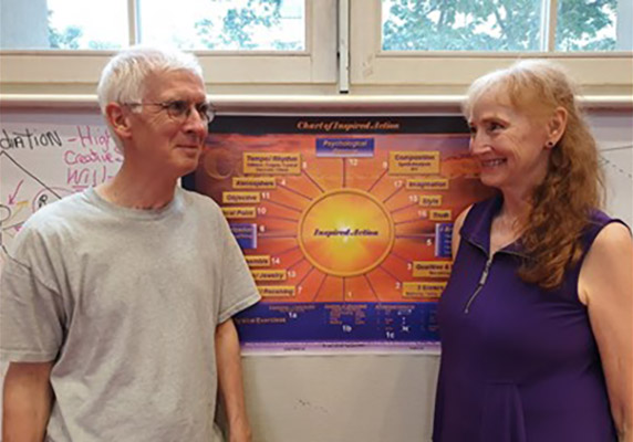 Lisa Dalton & Joerg Andrees talking to each other